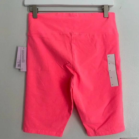 WILD FABLE NWOT Women's High-Rise Bike Shorts Vibrant Pink Color - Picture 2 of 5